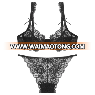 Sexy Lace Bra Panty Brief Sets For Women