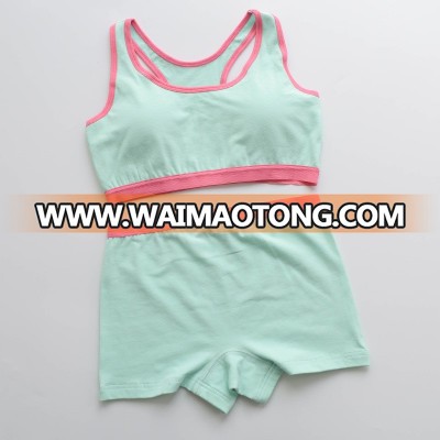 Custom Cotton Sports Bra And Panty Sets For Women