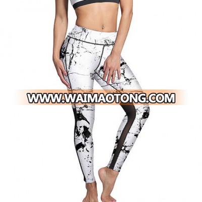 Custom Fitness Gym Mesh Yoga Leggings For Women