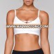 Nylon spandex sports yoga running hollow out bra for women